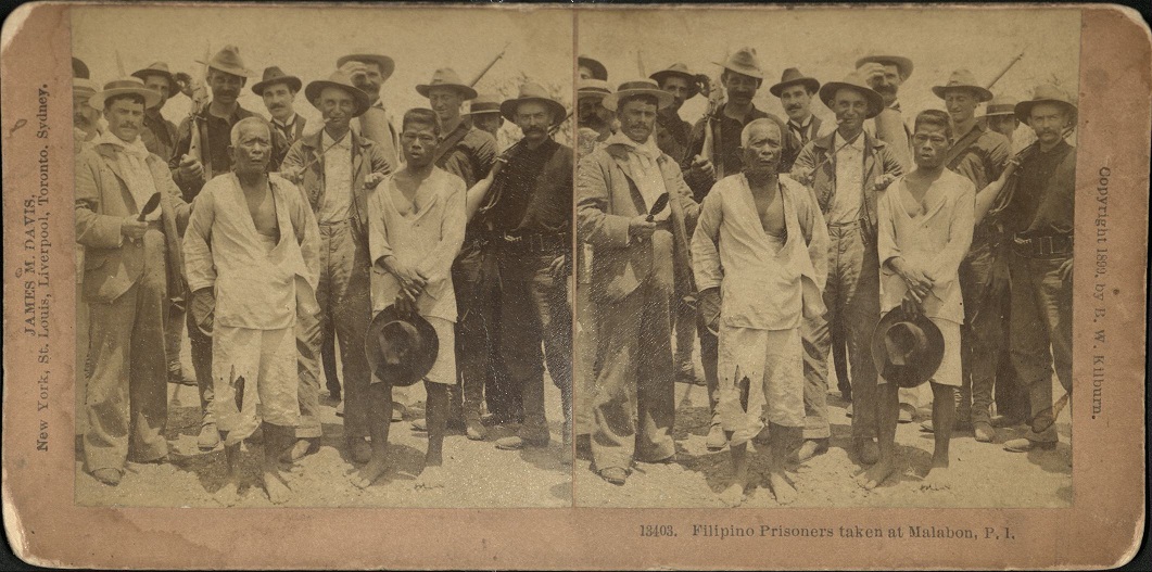 Filipino Prisoners taken at Malabon, P. I.
